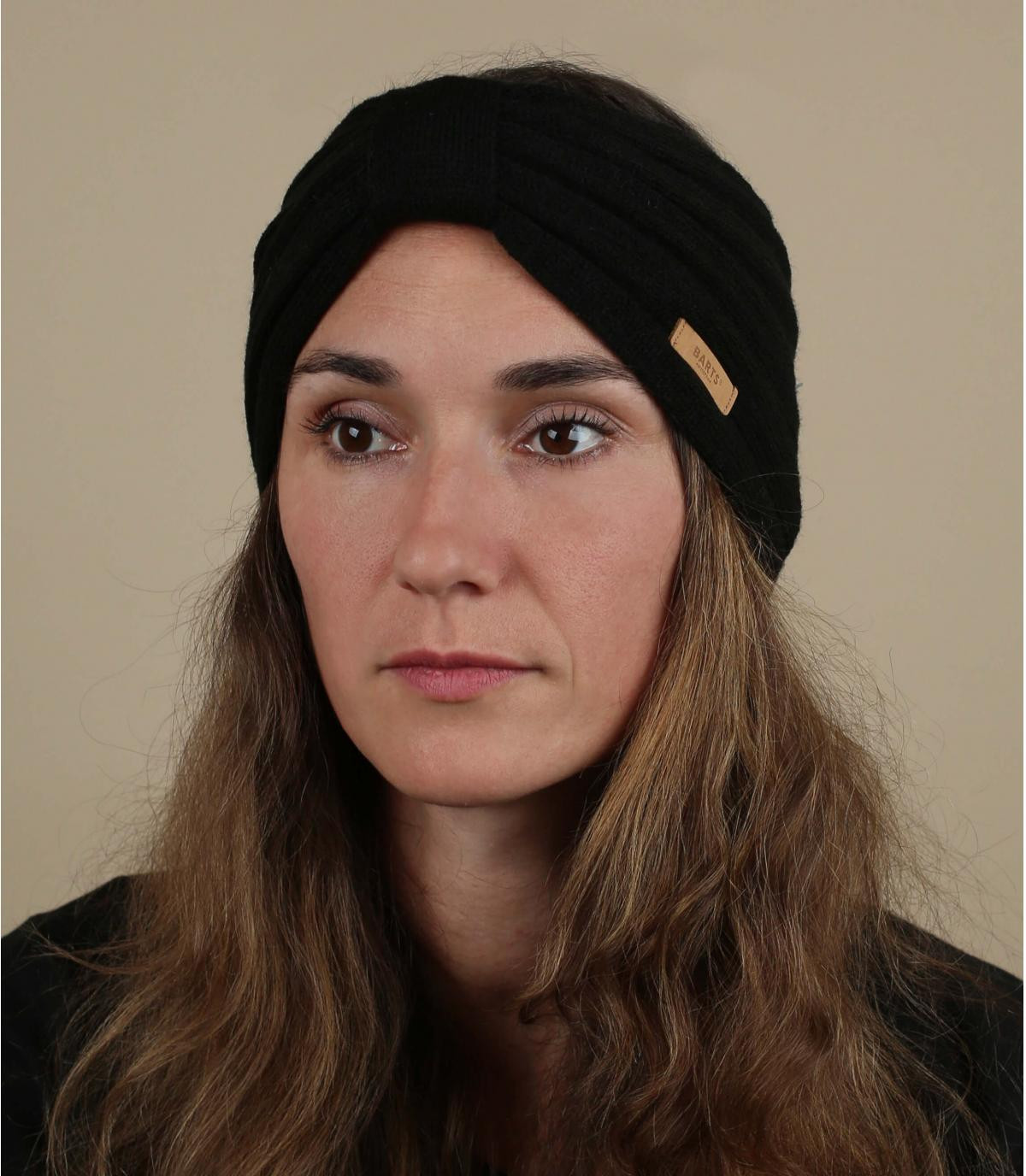 fascia annodata nera Zitoun Headband black fascia annodata nera Zitoun Headband black